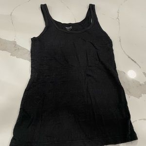 Womens Textured black tank